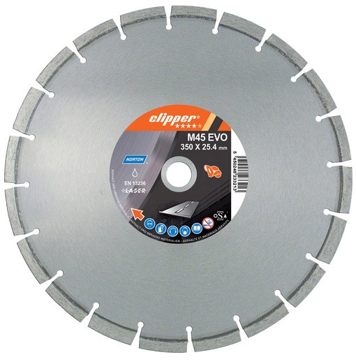 Tarcza diamentowa M45 Evo Świeży Asfalt 350×25.4