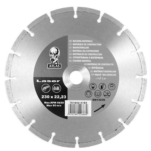 Tarcza diamentowa Atlas Laser 300×2.5×20