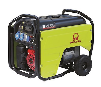 Agregat prądotwórczy jednofazowy Pramac S8000 AVR CONN 230 V 7,2 kVA