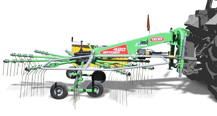 Zagrabiarka karuzelowa Talex Spyder 420