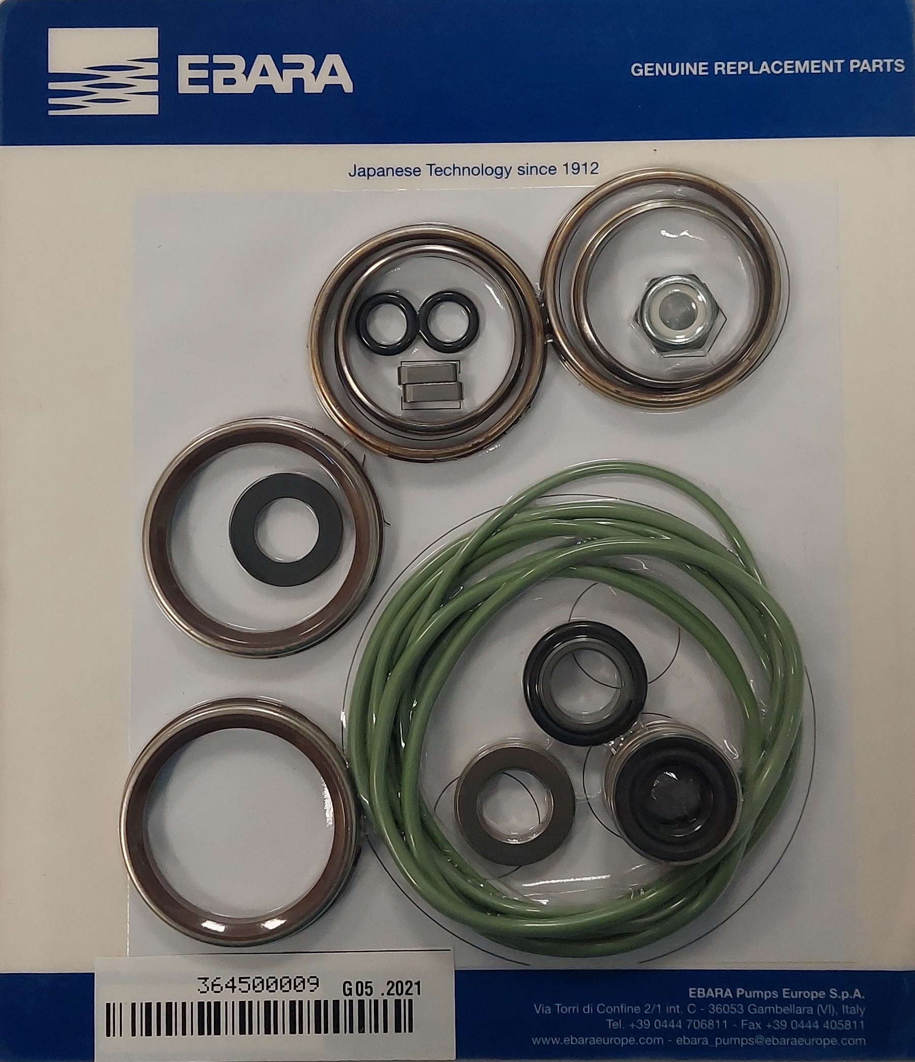 Ebara 2CDXHS 70 – 2CDXHS 200 Zestaw Naprawczy Pomp