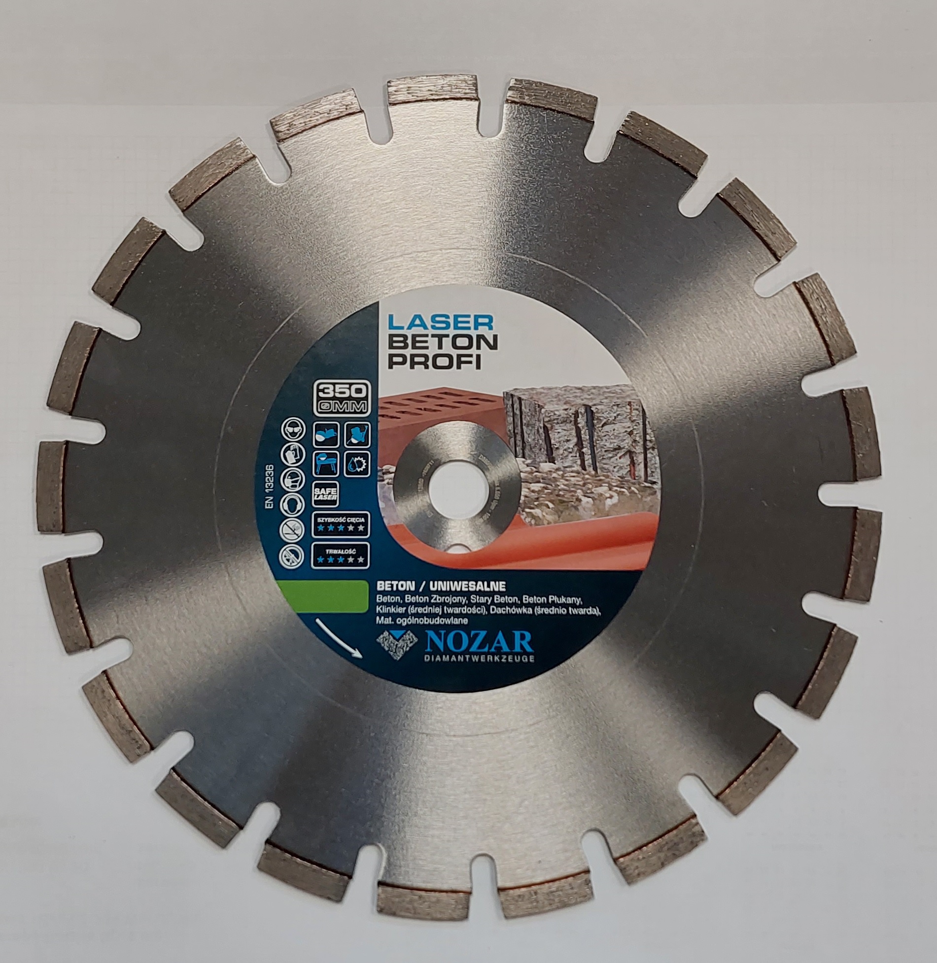 NOZAR Beton Profi Tarcza do betonu 350×25,4