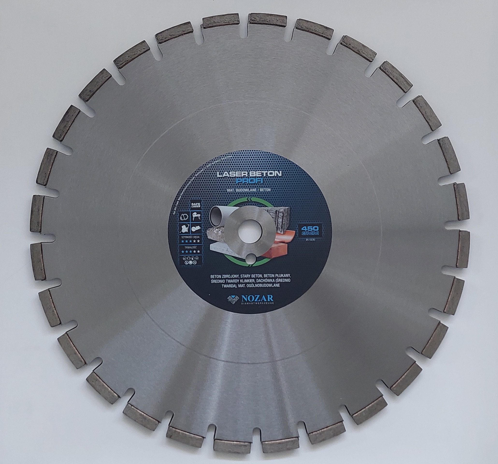 NOZAR Beton Profi Tarcza do betonu 450×25,4
